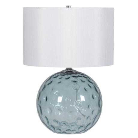 Blue Glass Ball Lamp