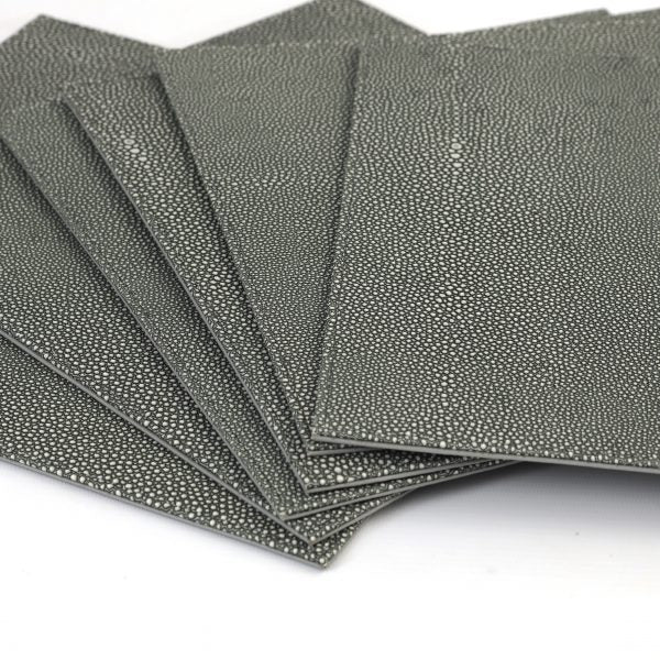 Set of 6 Faux Shagreen Placemat