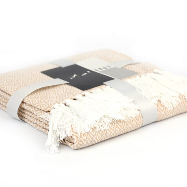 MALINI POSEIDON NATURAL THROW