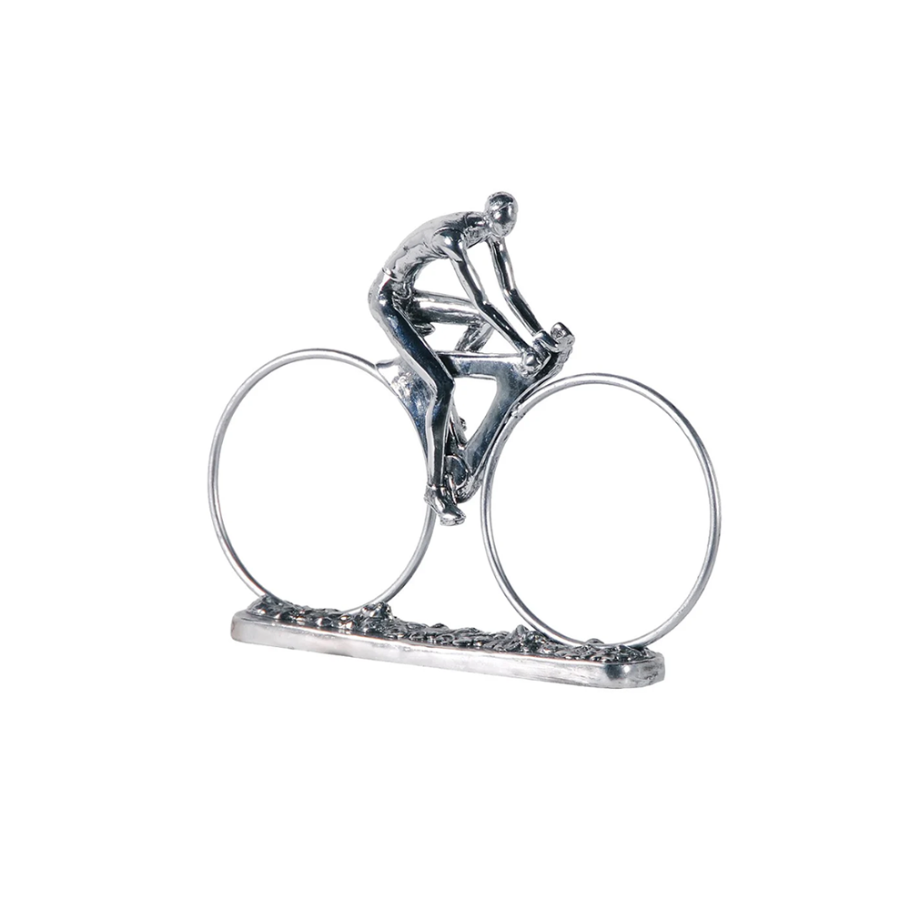 'Silver' Cyclist