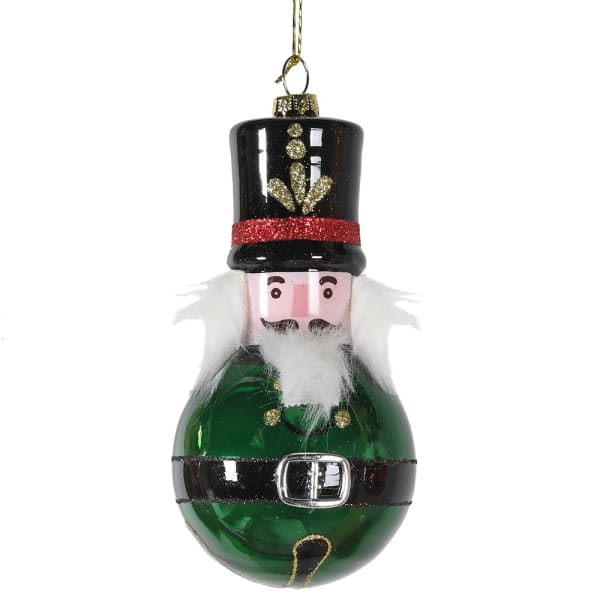 Green Glass Nutcracker