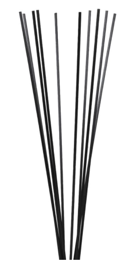 10 Pack 60cm Black Diffuser Sticks