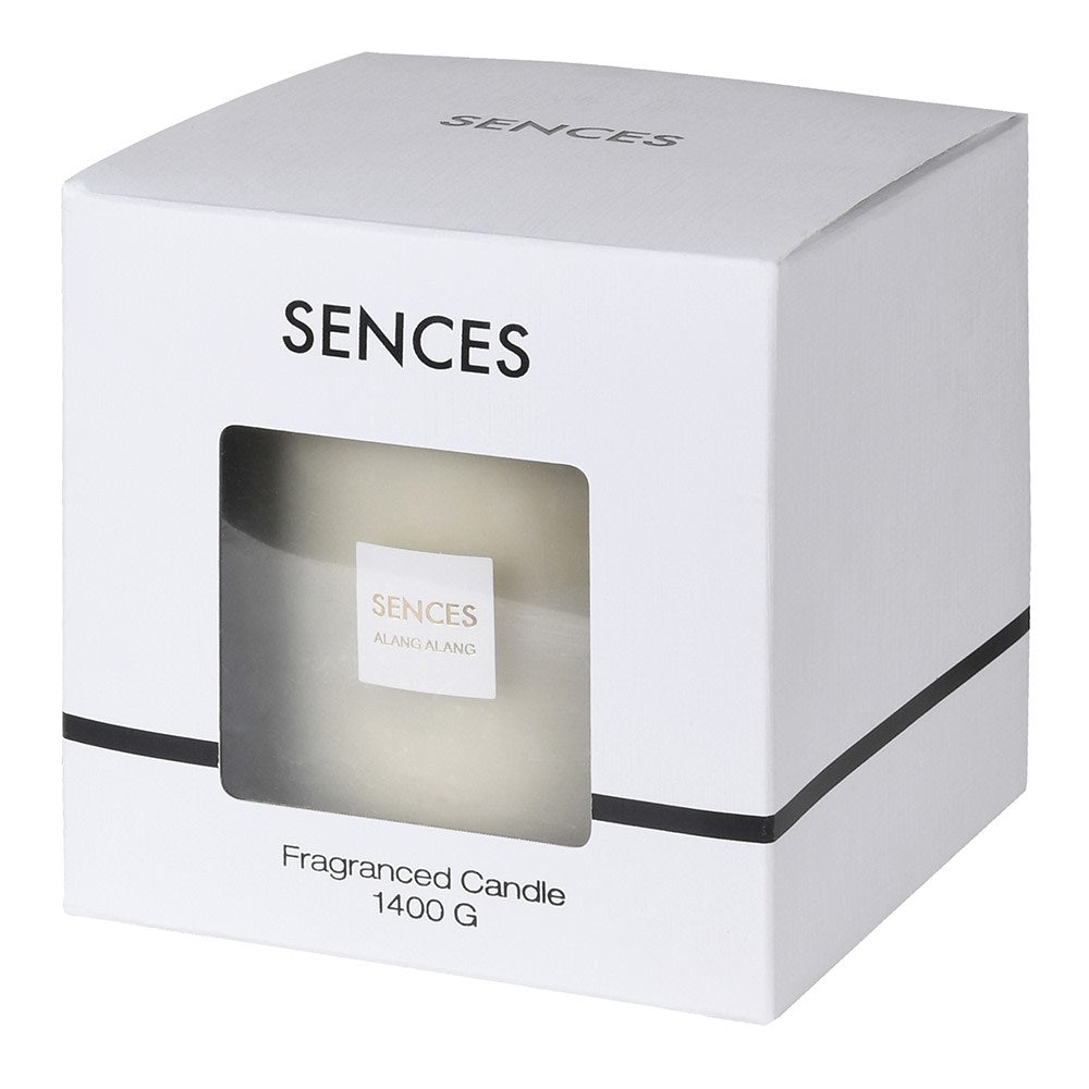 Sences Large White 3 Wick Candle