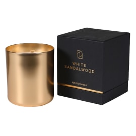 White Sandalwood_ Gold Candle